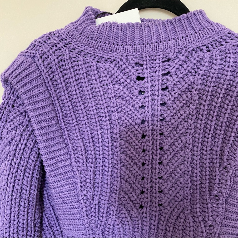 Isabel Marant Lilac Purple Knit Sweater - Picture 6 of 6